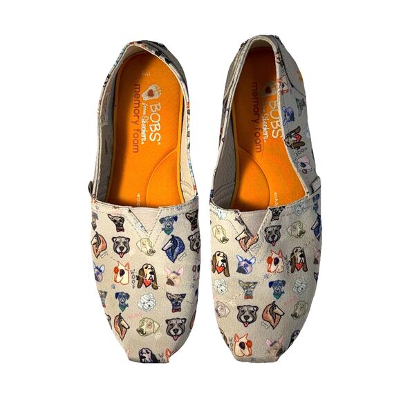 Skechers BOBs for Dogs Posh Pups Slip-On Flat Memory Foam Shoes Sz 8 - Picture 4 of 8